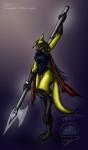 2011 3_toes alternate_color anthro black_hair breasts canine female hair jackal long_hair looking_at_viewer lucario mammal nintendo pokémon red_eyes saffron_(snowfyre) shiny_pokemon snowfyre solo spikes standing toes video_games weapon
Rating: Safe
Score: 0
User: Finchmaster
Date: January 31, 2014