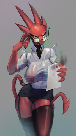 Rating: q
ID: 5731579
Date: 2025-07-24 14:50:48 -0400
Status: active
Score: 22
4_horns anthro bottomwear clothed clothing demon eyewear female garter_straps gasemi glasses green_eyes grey_background hi_res horn legwear lucia_(satina) multi_horn panties panty_shot red_body red_skin satina_(series) shirt simple_background skimpy skirt solo standing stockings thick_thighs thigh_highs topwear translucent translucent_clothing translucent_shirt translucent_topwear underwear wearing_glasses post #5731579
