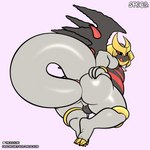 1:1 absurd_res altered_forme_giratina anal anal_penetration anthro autopenetration balls big_butt butt gabriel_(luckyabsol) generation_4_pokemon genitals giratina hi_res humanoid_genitalia humanoid_penis legendary_pokemon licking licking_lips male masturbation nintendo penetration penis pokemon pokemon_(species) prehensile_tail slightly_chubby solo spaca tail tail_fetish tail_in_ass tail_in_own_ass tail_insertion tail_masturbation tail_play thick_tail thick_thighs tongue tongue_out