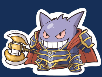 3_fingers armads armor axe biped cape clothed clothing cosplay fingers holding_object holding_weapon looking_at_viewer male melee_weapon outline pupils purple_body red_cape red_clothing red_eyes simple_background smile solo standing teeth toothy_grin transparent_background weapon white_outline saturn_kun fire_emblem fire_emblem_the_blazing_blade nintendo pokemon twitch_plays_pokemon hector_(fire_emblem) generation_1_pokemon gengar ghost pokemon_(species) spirit 2021 alpha_channel cel_shading crossover digital_media_(artwork) shaded signature simple_shading
