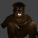 angry anthro arm_tuft bent_over big_fangs black_nose brown_body brown_fur butt canine_nose claws cursed digitigrade ear_tuft ears_back fangs female flat_chested fur genitals grey_background gums hand_on_leg hand_on_thigh looking_at_viewer low-angle_view nude pink_pussy pivoted_ears presenting presenting_pussy pussy simple_background snarling solo standing teeth tuft white_claws yellow_eyes betlv blender_eevee mythology canid canine mammal mythological_canine mythological_creature werecanid werecanine werecreature werewolf 1:1 2024 3d_(artwork) absurd_res blender_(artwork) digital_media_(artwork) hi_res