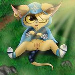 anthro anus big_eyes dripping female feral genitals nature nature_background pussy solo surprise renel league_of_legends riot_games teamfight_tactics tencent mammal mouse murid murine nimblefoot_(kinkou) rodent 1:1 hi_res