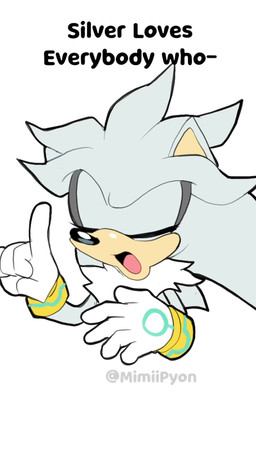 5_fingers anthro biped black_body black_fur black_nose blue_body blue_fur chest_tuft clothing eyes_closed female fingers fur gloves green_eyes grey_body grey_fur group handwear happy heart_symbol looking_at_viewer male multicolored_body multicolored_fur open_mouth open_smile red_body red_eyes red_fur simple_background smile text tuft white_background white_clothing white_gloves white_handwear yellow_eyes mimiipyon sega sonic_the_hedgehog_(series) amy_rose pete_capella shadow_the_hedgehog silver_the_hedgehog sonic_the_hedgehog eulipotyphlan hedgehog mammal 2025 2d_animation animated english_text hi_res short_playtime sound video voice_acted