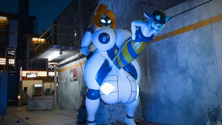 anthro anthro_prey backsack balls barcode big_balls big_breasts big_butt big_penis body_in_urethra bouncing_balls breasts butt clenching_balls cock_vore death digestion dominant dominant_gynomorph dominant_intersex duo erection fatal_vore feet_first genitals gynomorph gynomorph_pred huge_balls huge_penis hyper hyper_balls hyper_genitalia hyper_penis intersex intersex/male intersex_pred larger_pred machine male male_death night outside partially_inside penile penis robot_pred size_difference striped_genitalia striped_penis stripes unwilling_prey vore fishprison twitchyanimation blu_(bludoe) bre-3 deer humanoid mammal robot 16:9 3d_(artwork) 3d_animation animated digital_media_(artwork) hi_res long_playtime sound video widescreen