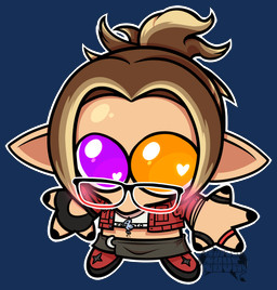 bangs begging big_ears big_forehead big_head blush bottomwear clothed clothing colored_nails eyewear female fingerless_gloves fingers footwear glasses glistening glistening_body glistening_skin gloves hair handwear heart_eyes heart_symbol heterochromia jacket jacket_vest jewelry large_eye looking_at_viewer midriff multicolored_hair nails navel necklace ponytail ring shoes skirt solo standing text topwear two_tone_hair vest supersoupnova final_fantasy final_fantasy_xiv fototeta square_enix humanoid lalafell absurd_res alpha_channel digital_media_(artwork) english_text hi_res watermark