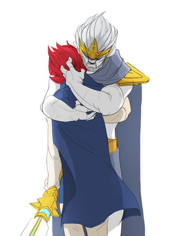 anthro armor beard black_nose blue_cape blue_clothing cape clothing duo elderly_anthro elderly_male facial_hair feral gold_(metal) gold_armor gold_crown grey_beard grey_facial_hair hair hug male red_hair baekim legends_of_chima lego lagravis laval_(legends_of_chima) felid lion mammal pantherine 2013 father_(lore) father_and_child_(lore) father_and_son_(lore) parent_(lore) parent_and_child_(lore) parent_and_son_(lore) son_(lore)