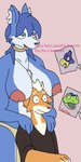 anthro bottomwear breasts clothing female group jewelry larger_female loincloth male necklace offscreen_character size_difference supereft_(artist) nintendo star_fox falco_lombardi fox_mccloud krystal_(star_fox) slippy_toad amphibian avian bird canid canine falcon falconid fox frog mammal 1:2