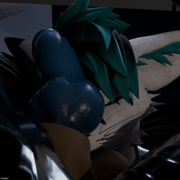 animal_genitalia animal_penis anthro armwear balls bdsm black_latex blue_body blue_eyes blue_fur blue_penis bondage_gear brown_body brown_fur brown_sheath canine_genitalia canine_penis clothed clothing duo erection fur genitals glistening glistening_body hair kneeling kneeling_on_ground latex latex_armwear latex_clothing latex_legwear latex_skinsuit legwear male male/male multicolored_body multicolored_fur multicolored_hair muscular muscular_male penile penis red_body red_fur reflection sheath skinsuit tight_clothing under_table worship thatnamibianguy isaacjexo vapocute jex rexouium 1:1 3d_(artwork) absurd_res digital_media_(artwork) hi_res