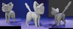 :3 ambiguous_gender bell butt feral fur happy jingle_bell kemono null paws quadruped solo tiny_paws wide_hips silvermawx_(artist) tomi_(silvermawx) domestic_cat felid feline felis mammal 3d_(artwork) digital_media_(artwork) hi_res