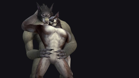 anthro dancing duo eyes_closed featureless_crotch grinding hand_on_head hand_on_hip head_on_head hip_sway male male/male muscular muscular_anthro muscular_male nude romantic slow_dancing teeth jackalontherun blizzard_entertainment warcraft canid mammal werecanid werecreature worgen 16:9 3d_(artwork) 3d_animation animated digital_media_(artwork) loop short_playtime sound widescreen