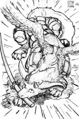 armor battle claws feral katana male melee_weapon nodachi running samurai solo sword warrior weapon wings without_eyebrows anxiousboar mythology dragon mythological_creature mythological_scalie scalie absurd_res hi_res monochrome sketch traditional_media_(artwork)