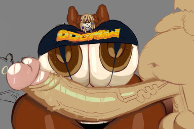 anthro anthro_focus areola areola_slip balls bed bedroom_eyes belly big_areola big_balls big_belly big_breasts big_butt big_moobs big_nipples big_penis black_lips black_nose bodily_fluids bottom_heavy braces breasts brown_areola brown_body brown_fur brown_nipples butt clothing collar curvy_figure dreadlocks duo femboy floppy_ears foreskin front_view fur furniture g-string genital_fluids genitals glistening glistening_areola glistening_body glistening_eyelids glistening_genitalia glistening_nipples glistening_penis glistening_thighs grey_background grin grinning_at_viewer hands_behind_head huge_areola huge_balls huge_belly huge_breasts huge_butt huge_hips huge_moobs huge_nipples huge_penis huge_thighs human_on_anthro hyper hyper_areola hyper_balls hyper_belly hyper_breasts hyper_butt hyper_genitalia hyper_hips hyper_moobs hyper_nipples hyper_penis hyper_thighs imminent_sex ineffective_clothing interspecies lips lipstick long_penis looking_at_viewer makeup male male/male male_anthro mischievous_smile moob_squish moobs multicolored_body multicolored_fur narrowed_eyes navel nipples on_bed one-piece_swimsuit overweight overweight_anthro overweight_male penis pillow pose precum presenting presenting_moobs print_clothing print_shirt print_t-shirt print_topwear prostitution seducing_viewer seductive shirt simple_background sitting sitting_on_bed sling_bikini smile smiling_at_viewer smug smug_face smug_grin spiked_collar spikes sweat sweaty_genitalia sweaty_penis swimwear t-shirt tan_body tan_fur teeth thick_thighs thong topwear two_tone_body two_tone_fur under_boob underwear vein veiny_penis voluptuous voluptuous_anthro voluptuous_male wide_hipped_anthro wide_hipped_male wide_hips deeadmice reese_(boisquishyy) canid canine canis domestic_dog human mammal 2025 colored digital_drawing_(artwork) digital_media_(artwork) hi_res shaded busty_boy_(lore)