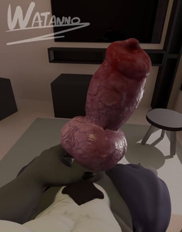 animal_genitalia animal_penis anthro anthro_pov artist_watermark big_penis bodily_fluids canine_genitalia canine_penis cum cum_on_face cum_on_own_face cum_on_own_penis cum_on_penis cum_on_self erection excessive_genital_fluids excessive_precum first_person_view flaccid_after_cumming genital_fluids genitals huge_penis inside knot male male_pov masturbation muscular muscular_male orgasm palming pecs penis precum precum_squirt solo throbbing throbbing_penis vein veiny_penis watanno canid canine mammal 3d_(artwork) 3d_animation animated digital_media_(artwork) hi_res long_playtime no_sound video watermark