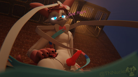alley anthro balls erection first_person_view fur genitals knot looking_at_viewer male nude open_mouth penile penis pinned solo standing text white_body nuclear54 nintendo pokemon eeveelution generation_6_pokemon pokemon_(species) sylveon 16:9 3d_(artwork) 4k absurd_res blender_(artwork) digital_media_(artwork) hi_res widescreen