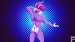 anthro athletic athletic_anthro athletic_male biped buckteeth butt closed_smile eyes_closed fur hair male mouth_closed multicolored_body multicolored_fur nude_anthro nude_male purple_body purple_fur purple_hair rabbit_ears rear_view scut_tail short_tail smile solo standing tail teeth white_body white_fur fabfelipe lagomorph leporid mammal rabbit 2013 digital_drawing_(artwork) digital_media_(artwork) portrait three-quarter_portrait