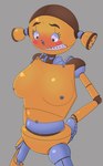 blush braces female machine nipples non-mammal_nipples not_furry solo yellow_body flashfigure blue_sky_studios robots_(film) piper_pinwheeler humanoid robot robot_humanoid absurd_res hi_res