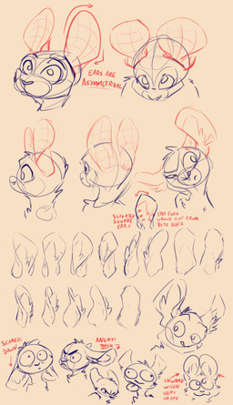 ambiguous_gender angry anthro expressions front_view how-to looking_at_viewer multiple_angles multiple_poses perspective pose side_view simple_background solo text three-quarter_view animancer luck_(animancer) dipodid jerboa mammal rodent colored_line_art digital_drawing_(artwork) digital_media_(artwork) english_text expression_sheet handwritten_text hi_res line_art sketch sketch_page