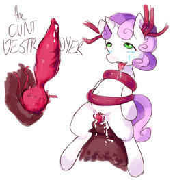 2014 animal_genitalia bound canine_penis crying cub cum cum_in_pussy cum_inside equine female feral friendship_is_magic fur green_eyes hair horn horse interspecies mammal my_little_pony open_mouth penetration penis plain_background pony pussy restrained sweetie_belle_(mlp) tears tentacles tingtongten tongue tongue_out two_tone_hair unicorn vaginal vaginal_penetration white_background white_fur young
Rating: Explicit
Score: 8
User: lemongrab
Date: February 12, 2014