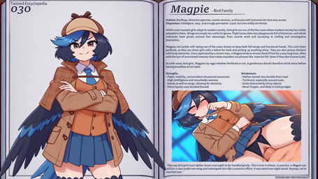 biped blue_hair breasts clothing cowgirl_position crotchless_clothing crotchless_panties crotchless_underwear eyebrows eyelashes feathered_wings feathers female female_penetrated from_front_position genitals glistening glistening_body hair humanoid_genitalia male male/female male_penetrating monster_girl_(genre) on_bottom on_top panties penetration penile penile_penetration penis pupils sex simple_background solo text underwear vaginal vaginal_penetration vulva wings twistedscarlett60 monster_girl_encyclopedia fan_character animal_humanoid avian avian_humanoid bird_humanoid humanoid 16:9 english_text hi_res url widescreen