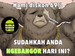 anthro brown_body brown_eyes brown_fur fur jewelry licking male necklace overweight overweight_anthro overweight_male solo text tongue rizal_ok burger_bangor mihoyo zenless_zone_zero ben_bigger bear mammal 4:3 hi_res indonesian_text