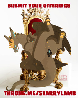 animal_genitalia animal_vulva anus bodily_fluids canine_genitalia canine_vulva chair crown female feral financial_domination furniture genital_fluids genitals headgear multi_eye presenting puffy_anus solo teasing text throne vaginal_fluids vulva conditional_dnp lustylamb four_eyes_(lustylamb) 4:5 english_text hi_res lineless