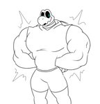 anthro biceps big_muscles body_size_growth bone bottomwear clothed clothing digital_media_(artwork) dry_bones dry_himbones growth himbones hoodie koopa koopa_troopa male mario_bros monochrome muscle_growth muscular muscular_anthro muscular_male nintendo reptile scalie shorts simple_background size_transformation skeleton sketch smile solo sweater tail topwear transformation turtle undead white_background