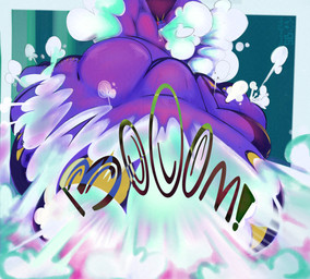 air_from_mouth belly belly_expansion big_butt big_text black_outline bloated border bursting butt butt_expansion close_up_panel container creaking cup expansion fangs huge_butt hyper hyper_butt hyper_inflation inflation logo motion_lines onomatopoeia outline popping purple_body slurp sound_effects sunken_head teeth text white_border white_text smokey_blokey lego ninjago pythor_(ninjago) reptile scalie snake 2026 absurd_res artist_logo artist_name digital_media_(artwork) hi_res sequence