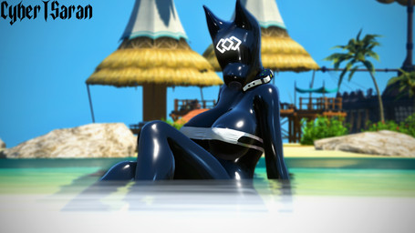 all_fours animal_mask beach clothing drone dronesuit female fleshlight_gag gag gesture hand_gesture latex latex_body latex_clothing latex_skin latex_skinsuit mask penetrable_sex_toy pose posing_for_the_viewer pup_mask sex_toy skinsuit solo swimwear tight_clothing cybersaran final_fantasy final_fantasy_xiv square_enix obedient_drone_(cybersaran) garlean humanoid latex_creature living_latex 16:9 hi_res widescreen