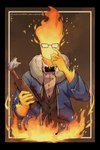 5_fingers adjusting_glasses black_outerwear blood blood_stain blue_outerwear bodily_fluids border bow_tie button_(fastener) clothed clothing collared_shirt cut_clothes dress_shirt earless eyewear faceless fingers fire flaming_hair fully_clothed glass_bottle glasses glowing glowing_body holding_object hoodie looking_at_viewer male mouthless napkin noseless not_furry pseudo_hair rectangular_glasses shirt simple_background smoke solo sparkling_object text textured_background topwear transparent_border vest white_clothing white_shirt white_topwear blackcat5643 undertale undertale_(series) grillby elemental_creature elemental_humanoid fire_creature fire_humanoid humanoid 2016 absurd_res alpha_channel artist_name digital_drawing_(artwork) digital_media_(artwork) half-length_portrait hi_res portrait