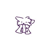 :3 ambiguous_form ambiguous_gender anthro bottomless button_up_jacket clothed clothing dot_eyes ears_down ears_up jacket jacket_only pivoted_ears pixelated rubin_(flufferzz) simple_background simple_eyes smile smirk solo topwear topwear_only tuft tufted_fur white_background flufferzz domestic_cat felid feline felis mammal 1:1 2022 2d_animation animated digital_media_(artwork) frame_by_frame low_res monochrome pixel_(artwork) pixel_animation short_playtime