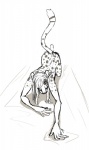 all_fours anthro ass_up crawling hair long_hair male solo spots stalking ritts ash_(ritts) cheetah felid feline mammal