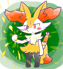 :< ambiguous_anthro ambiguous_gender anthro beverage biped blush blush_stickers digitigrade dipstick_tail food front_view juice_(beverage) lemon_juice markings mouth_closed object_in_tail shrimp_(food) simple_background snout solo standing tail tail_markings three-quarter_view annyui0611 nintendo pokemon braixen canid generation_6_pokemon mammal pokemon_(species) 2024 digital_drawing_(artwork) digital_media_(artwork) full-length_portrait hi_res japanese_description portrait translated_description
