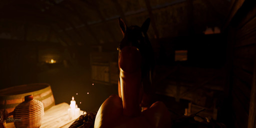 barn bestiality brown_body brown_fur candlelight consistent_pov duo erection feral first_person_view fur genitals human_on_feral interspecies licking light low_light male male/male male_on_feral male_on_human male_penetrated male_penetrating male_penetrating_male male_pov nude oral oral_only penetration penile penis penis_lick realistic_feral sex tongue trioami260 equid equine horse human mammal 3d_(artwork) 3d_animation animated digital_media_(artwork) hi_res short_playtime sound video