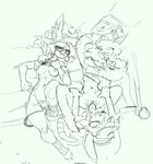 abdominal_bulge after_sex ankle_warmers anthro bed bed_frame big_penis biped bodily_fluids bottomless bottomless_female bra clothed clothing clothing_around_one_leg crotch_tuft cum cum_in_pussy cum_inside delivery_(commerce) delivery_employee eating eating_food erection eyes_closed eyewear female female_penetrated food food_carrier food_delivery furniture genital_fluids genitals glasses hair hand_behind_head hat headgear headwear leg_grab long_hair lying lying_on_bed male male/female male_penetrating male_penetrating_female navel nipples on_back on_bed panties panties_around_one_leg panties_down partially_clothed penetration penile penile_penetration penis penis_in_pussy pizza pizza_delivery pizza_delivery_carrier pizza_slice pleasured_female pleasured_male raised_bra raised_clothing raised_shirt raised_topwear raised_underwear sex shirt spread_legs spreading table_lotus_position thigh_grab topwear tuft underwear underwear_around_one_leg underwear_down unprofessional_behavior vaginal vaginal_fluids vaginal_penetration wide_hips proxicute virteil american_opossum canid canine canis lagomorph leporid mammal marsupial rabbit wolf 2025 digital_media_(artwork) drawpile_(artwork) hi_res