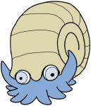 ambiguous_gender blue_body blue_eyes cephalopod_shell derp_eyes feral front_view mollusk_shell shell simple_background solo tentacles toony white_background ricky_hoffman bugdex nintendo pokemon cephalopod fossil_pokemon generation_1_pokemon marine mollusk omanyte pokemon_(species) 2017 digital_drawing_(artwork) digital_media_(artwork) full-length_portrait portrait