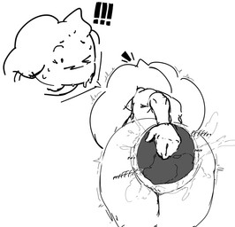 anthro anus bodily_fluids crowning_feces desperation emanata excessive_feces exclamation_point fart fart_cloud feces feces_on_body feces_on_hand floppy_ears fur head_tuft hyper hyper_feces male male_farting male_pooping nude nude_anthro nude_male one_eye_closed pooping scatplay solo sound_effects sweat text tuft tiosqr lagomorph leporid mammal rabbit hi_res monochrome