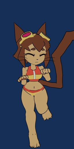 3_toes 5_fingers anthro beach belly big_ears bikini bikini_bottom bikini_thong bikini_top bob_cut brown_body brown_ears brown_fur brown_hair brown_tail cat_tail claws clothed clothing curvy_figure eyebrows eyelashes eyes_closed eyewear eyewear_on_head feet female fingers fluffy fluffy_tail foot_fetish fur goggles goggles_on_head hair happy hourglass_figure long_ears long_tail looking_aside multicolored_body multicolored_fur navel pawpads paws pear-shaped_figure pink_pawpads pointy_ears red_bikini red_clothing red_swimwear revealing_outfit revealing_tank_top short short_hair skimpy slim small_waist smile solo swimwear tail tan_body tan_ears tan_fur tan_hair tan_tail thick_thighs toe_claws toes topwear two-piece two-piece_swimsuit whiskers white_body white_fur white_hair wide_hipped_anthro wide_hipped_female wide_hips yellow_bikini yellow_clothing yellow_swimwear yellow_topwear qin gameoverse glitch_productions kit_bodega domestic_cat felid feline felis mammal absurd_res alpha_channel digital_media_(artwork) hi_res