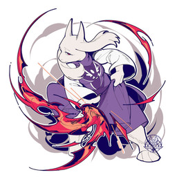 anthro barefoot claws clothing elemental_manipulation fangs feet female fire fire_manipulation floppy_ears frown fur holding_clothing holding_object horn long_sleeves lop_ears magic magic_user monotone_background purple_clothing purple_robe red_eyes robe simple_background solo teeth white_background white_body white_fur reignbeaux13 undertale_(series) toriel boss_monster_(undertale) bovid caprine goat mammal 1:1 2024 digital_media_(artwork) hi_res watermark