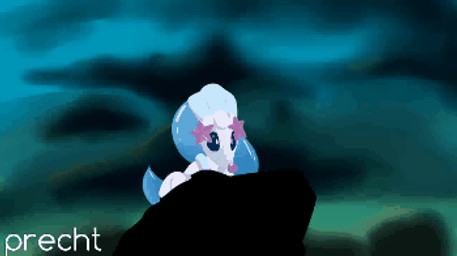 anthro black_sclera blue_body female solo split_form starfish_(accessory) water matthias_precht disney nintendo pokemon the_little_mermaid_(1989) aquatic asterozoan echinoderm generation_7_pokemon mammal merfolk pinniped pokemon_(species) primarina starfish 2016 animated low_res