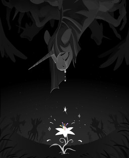 ambiguous_gender bodily_fluids body_horror conjoined crying eyes_closed female feral flower group horn plant sparkles tears wings cracklewink friendship_is_magic hasbro infection_au my_little_pony mythology twilight_sparkle_(mlp) earth_pony equid equine horse mammal mythological_creature mythological_equine pegasus pony unicorn winged_unicorn absurd_res comic hi_res spot_color