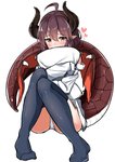 blush clothing female heart_symbol horn humanoid_pointy_ears looking_at_viewer membrane_(anatomy) membranous_wings pillow pointy_ears red_eyes simple_background solo tail underwear white_background wings moyoron mythology shingeki_no_bahamut grea_(shingeki_no_bahamut) animal_humanoid dragon dragon_humanoid horned_humanoid humanoid mythological_creature mythological_scalie scalie tailed_humanoid 2019 absurd_res hi_res