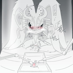 anthro antlers banging_on_glass biped black_sclera blush blush_lines bodily_fluids brush censor_bar censored_clitoris censored_genitalia censored_vulva chest_tuft clit_torture clitoral constricted_pupils countershading dialogue digitigrade ejaculation exclamation_point female female_anthro fingernails fluffy fluffy_tail forced fucking_machine fur genital_fluids genital_torture head_wings horn huge_wings ineffective_censorship kneeling laboratory machine mouthless nails neck_tuft non-euclidean nude nude_anthro nude_female orgasm overstimulation paintbrush pupils pussy_torture rape scientific_instrument sex small_pupils solo speech_bubble stasis_chamber sweat sweatdrop tail tears tears_of_pleasure text thinking_with_portals trapped tremble_spikes tuft unusual_wing_placement vaginal_fluid_string vaginal_fluids vaginal_fluids_on_ground vaginal_squirting wings amateru_kai kirby_(series) kirby_and_the_forgotten_land nintendo fecto_elfilis alien chinchilla chinchillid mammal rodent starling_(kirby) 1:1 censored digital_drawing_(artwork) digital_media_(artwork) japanese_text monochrome sketch