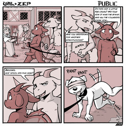 ambiguous_gender anthro balls bdsm blindfold bodily_fluids chastity_device collar demidom dialogue dialogue_box eager embarrassed enthusiastic erection foreskin genital_fluids genitals group hood horn humanoid_genitalia humiliation leash looking_down male male_anthro medieval_clothing nervous nipples open_mouth peasant peeing penis petplay precum public public_humiliation raised_leg roleplay shocked slave speech_bubble standing sweat sweatdrop text tongue tongue_out urine walkies watersports wings arloatdusk canid canine canis demon domestic_dog hunting_dog jack_russell_terrier mammal terrier 1:1 comic english_text hi_res