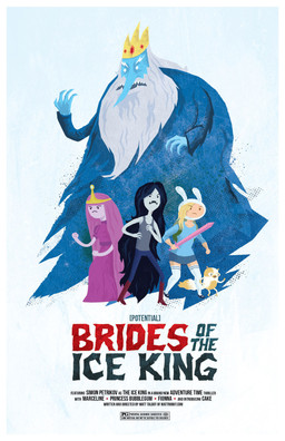 anthro beard boots bottomwear clothing crown denim denim_bottomwear denim_clothing dress facial_hair fangs female fist food footwear group hair hat headgear headwear jeans legwear long_hair male melee_weapon micro not_furry_focus pants pink_hair poster shirt shoes skirt socks sword tail tank_top teeth text thigh_highs thigh_socks tiara toony topwear weapon white_hair matt_talbot adventure_time cartoon_network cake_the_cat fionna_the_human ice_king marceline_abadeer princess_bubblegum candy_people_(at) demon domestic_cat felid feline felis food_creature human humanoid mammal vampire character_name hi_res