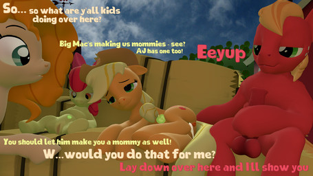 accessory after_oral after_orgasm after_sex after_vaginal age_difference all_fours animal_genitalia animal_penis animal_vulva anthro anus apple_tree balls barn bedroom_eyes big_balls big_butt bodily_fluids butt casual_incest clothing cum cum_drip cum_in_vagina cum_inside cum_leaking_out dialogue dripping ears_down ears_up equine_anus equine_genitalia equine_penis equine_vulva erection farm female feral freckled_face freckles fruit_tree genital_fluids genitals gesture green_eyes group hand_gesture handjob hay hay_bale headband headgear headwear hoof_on_belly hoof_on_penis hoofjob hooves impregnation_request incest_play larger_male leaking leaking_cum looking_at_genitalia looking_at_penis looking_pleasured love lying male male/female masturbation narrowed_eyes older_female older_feral older_male on_back on_side outside paternity_mark penile penis pivoted_ears plant pleased pleased_expression pointing pointing_at_another pointing_at_penis pregnant pregnant_female pregnant_feral raised_tail seductive sex shed sitting sitting_on_hay_bale size_difference smaller_female smile spread_legs spreading surprised sweet_apple_acres tail tail_aside talking_feral talking_to_another talking_to_partner text tree underage_pregnancy vulva young young_female younger_female younger_feral olkategrin friendship_is_magic hasbro my_little_pony mythology apple_bloom_(mlp) applejack_(mlp) big_macintosh_(mlp) pear_butter_(mlp) earth_pony equid equine horse mammal mythological_creature mythological_equine pony 16:9 2026 3d_(artwork) 4k absurd_res digital_media_(artwork) english_text hi_res source_filmmaker_(artwork) wallpaper widescreen brother_(lore) brother_and_sister_(lore) daughter_(lore) incest_(lore) mother_(lore) mother_and_child_(lore) mother_and_daughter_(lore) mother_and_son_(lore) parent_(lore) parent_and_child_(lore) parent_and_daughter_(lore) parent_and_son_(lore) sibling_(lore) sister_(lore) sisters_(lore) son_(lore)