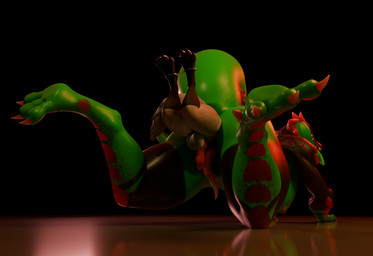 anal anal_penetration anal_vore animal_genitalia animal_penis anthro anus balls bdsm big_breasts big_butt bondage bonded bound breasts butt canine_genitalia canine_penis claws cuffs_(object) duo erection feet female forced genitals hair intersex intersex/female intersex/male male nude object_in_ass open_mouth partially_inside paws penetration penis plug_(sex_toy) restraints sex_toy size_difference smile submissive tail tail_between_legs teeth thick_tail thick_thighs unwilling_prey vore vore_tether wide_hips skarrfox_(artist) vulgarvictor_(modeler) armus kroxigor_(vulgarvictor) skarrfox kroxigor 2025 3d_(artwork) blender_(artwork) digital_media_(artwork) hi_res huge_filesize