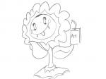 blush fangs female flower not_furry plant solo sunflower teeth tongue tongue_out unknown_artist electronic_arts garden_warfare plants_vs._zombies popcap_games vampire_sunflower elemental_creature flora_fauna flower_creature sunflower_(pvz) vampire 4:3 monochrome