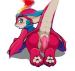 animal_genitalia anus aroused blush bodily_fluids butt claws dripping erection feral genital_fluids genital_slit genitals knot knotted_penis looking_at_viewer male nude pawpads penis precum precum_drip presenting presenting_anus presenting_hindquarters presenting_penis solo toe_claws duckerzzart league_of_legends mythology riot_games tencent smolder_(lol) dragon mythological_creature mythological_scalie scalie absurd_res hi_res