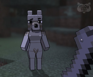 anthro bone candice_(yellowracc) female looking_at_viewer night pixelated pubes solo thick_thighs yellowracc microsoft minecraft mojang xbox_game_studios canid canine canis human humanoid mammal wolf digital_media_(artwork) hi_res pixel_(artwork)
