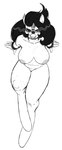 2014 anthro anthrofied big_breasts black_hair breasts crossgender digital_drawing_(artwork) digital_media_(artwork) equid equine eyebrows eyelashes female friendship_is_magic greyscale grin hair hasbro horn huge_breasts kevinsano king_sombra_(mlp) long_hair looking_at_viewer mammal monochrome mtf_crossgender my_little_pony mythological_creature mythological_equine mythology nipples nude smile solo teeth unicorn